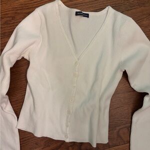 Brandy Melville White Cardigan
